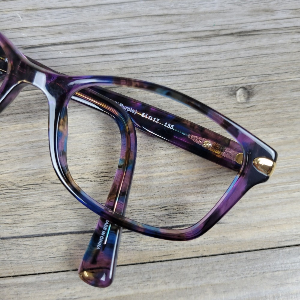 Coach Eyeglasses Frames HC 6065 L948 5288 Confetti Purple Womens 51-17-135 - Picture 10 of 13